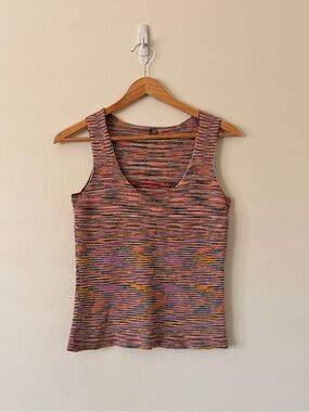 one girl who  Multicolor Knit Tank Top s